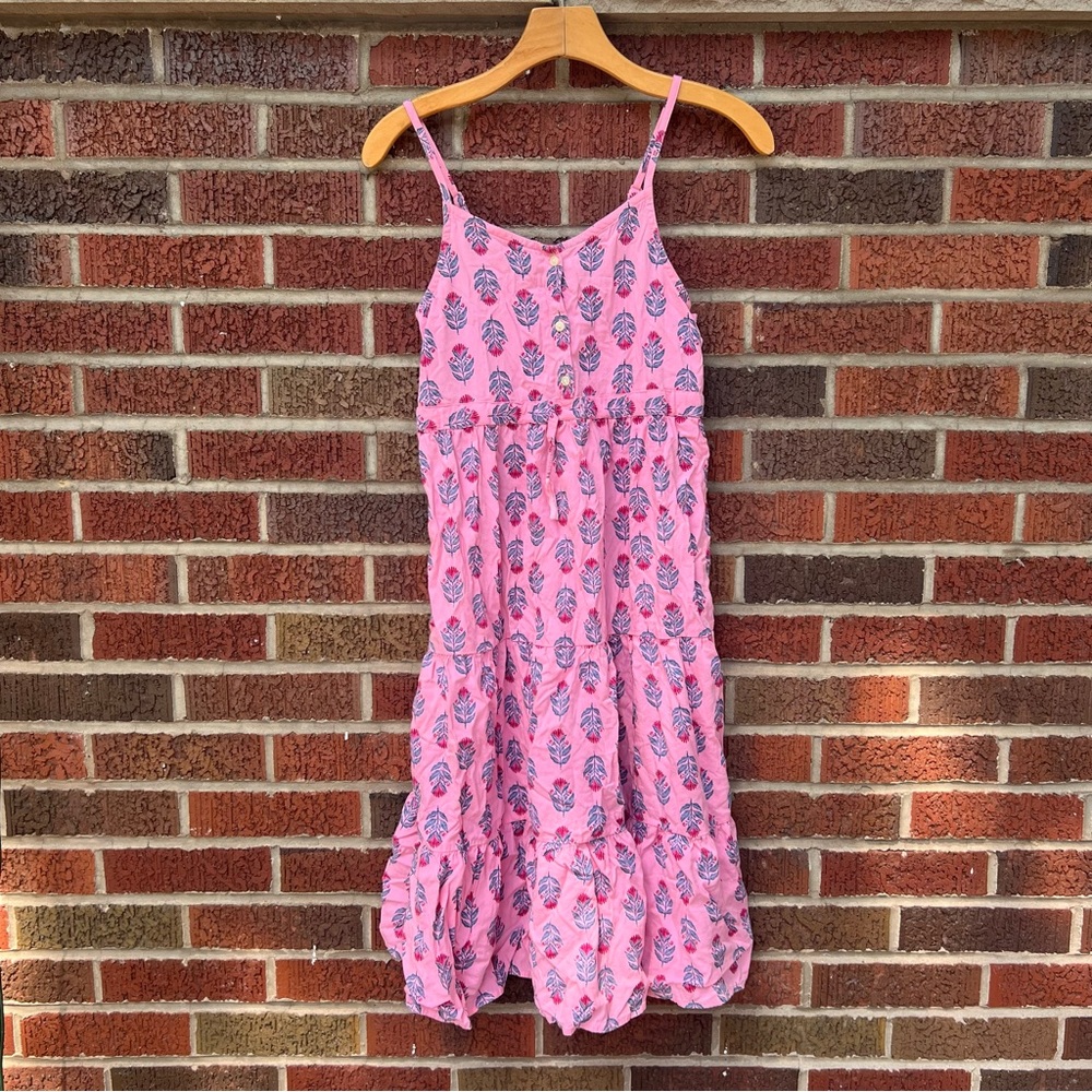Old Navy Pink Floral Junior Maxi Dress